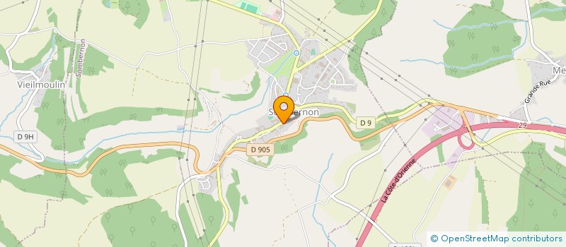 localisation de l'entreprise SIMON BURI ARCHITECTE  SOMBERNON