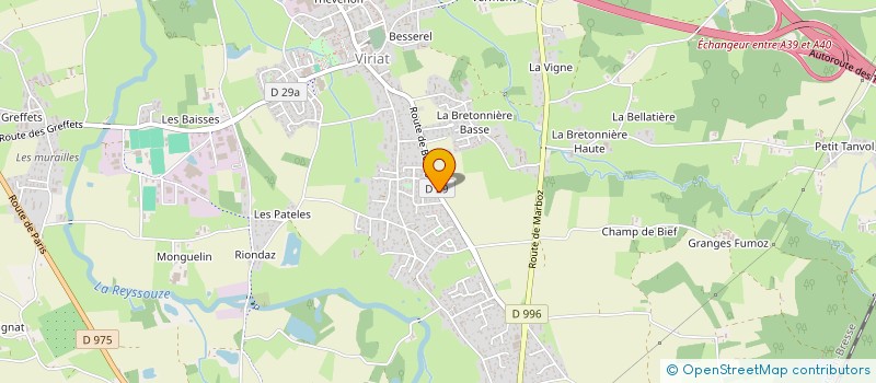 localisation de l'entreprise SIMON CANTEL à VIRIAT
