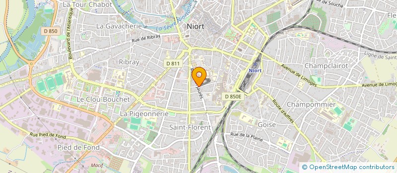 localisation de l'entreprise SIMON & CO  NIORT