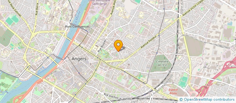 localisation de l'entreprise SIMON DARRAS BLIGNY à ANGERS