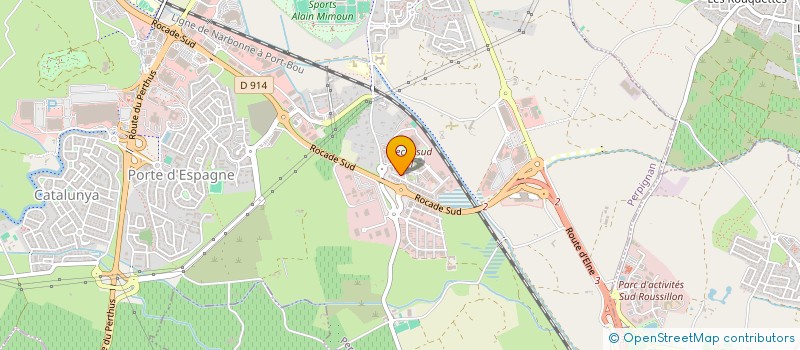 localisation de l'entreprise SIMON-DELONCA-BROS  PERPIGNAN