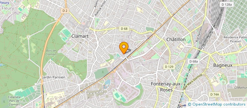 localisation de l'entreprise SIMON DEPARDON SAS à CLAMART