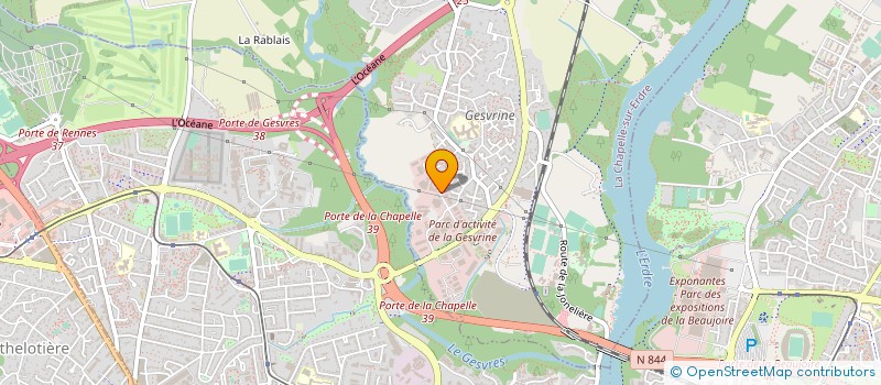 localisation de l'entreprise SIMON ET FILS à LA CHAPELLE-SUR-ERDRE