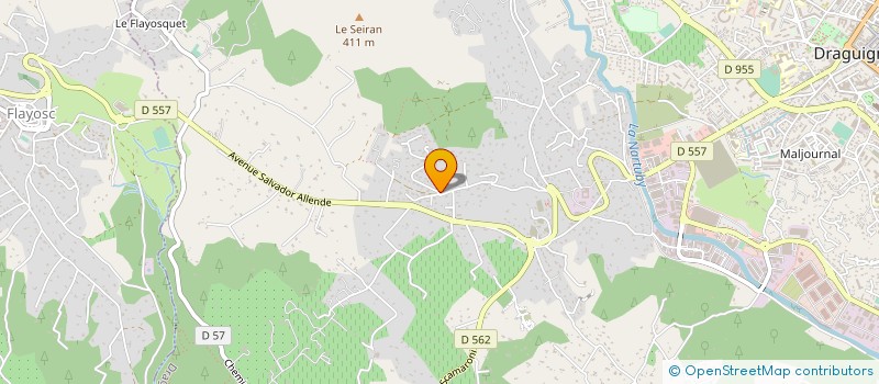 localisation de l'entreprise SIMON ET FILS à DRAGUIGNAN