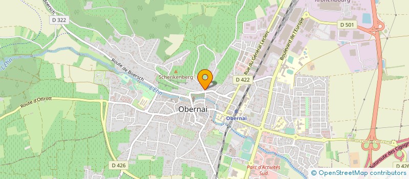 localisation de l'entreprise SIMON FEURER ET FLORENCE KILLY, NOTAIRES ASSOCIES D'UNE SOCIETE CIVILE PROFESSIONNELLE TITULAIRE D'UN OFFICE NOTARIAL  OBERNAI