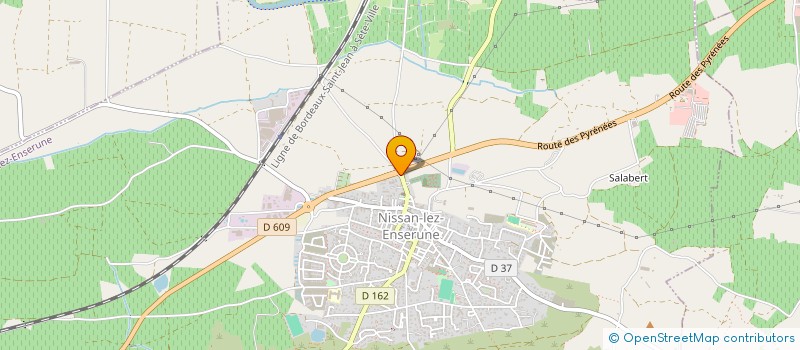 localisation de l'entreprise SIMON FRERES  NISSAN-LEZ-ENSERUNE