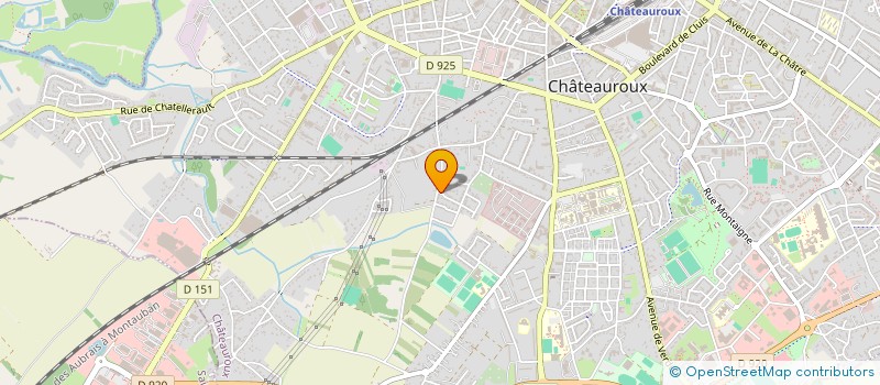 localisation de l'entreprise SIMON FRERES à CHATEAUROUX