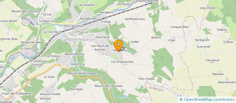 localisation de l'entreprise SIMON HAMON CONSULTING  LA ROCHE-MAURICE