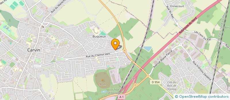 localisation de l'entreprise SIMON-IMMO  CARVIN