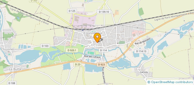 localisation de l'entreprise SIMON IMMOBILIER à COURVILLE-SUR-EURE