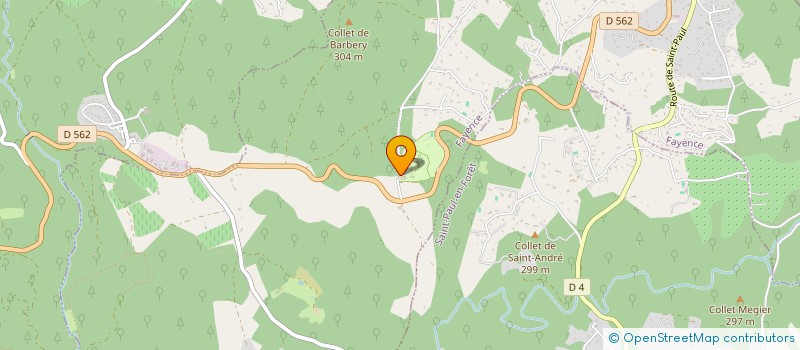 localisation de l'entreprise SIMON INDIVISION  FAYENCE