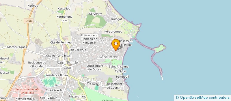 localisation de l'entreprise SIMON INVEST  SAINT-POL-DE-LEON