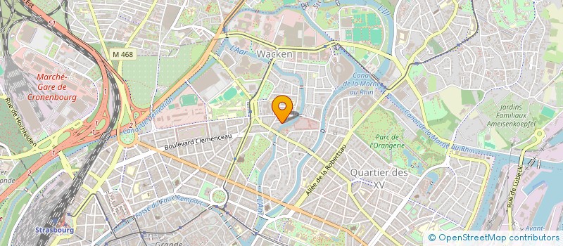 localisation de l'entreprise SIMON JEANNE  STRASBOURG