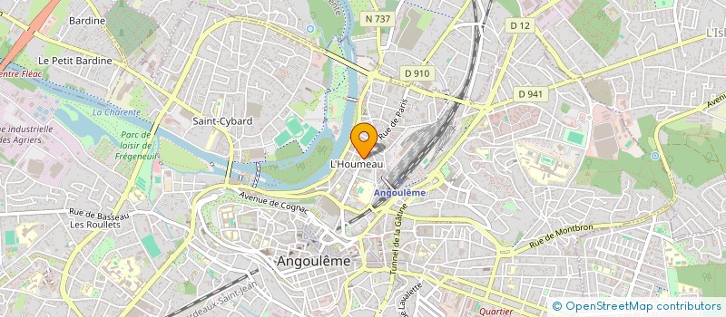 localisation de l'entreprise SIMON L'HOUMEAU à ANGOULEME