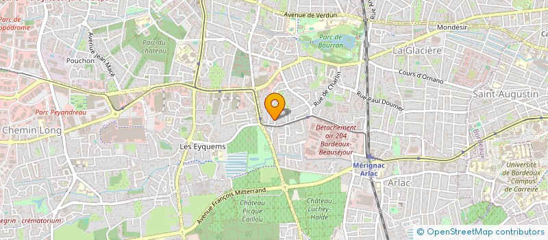 localisation de l'entreprise SIMON LEVRAULT VOLONTARIAT ETRANGER à MERIGNAC