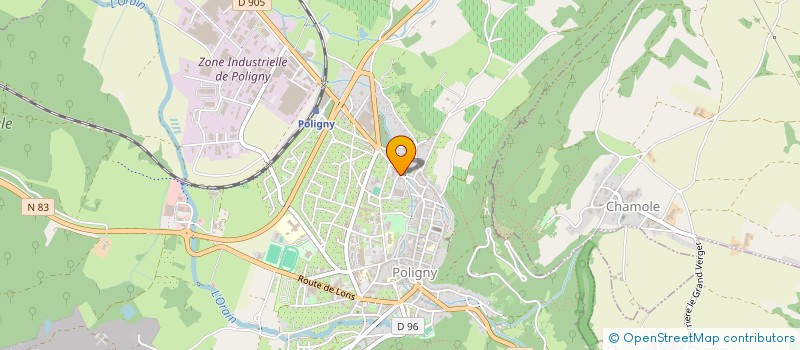 localisation de l'entreprise SIMON MATERIAUX à POLIGNY