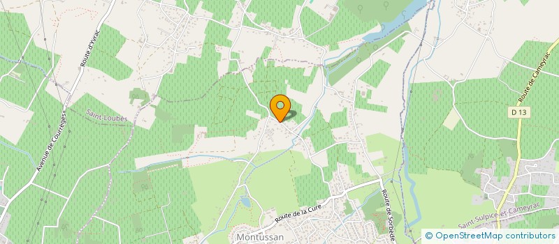 localisation de l'entreprise SIMON-NOUTARI  MONTUSSAN