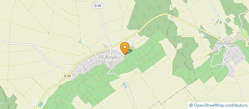 localisation de l'entreprise SIMON PASCAL  BROYES