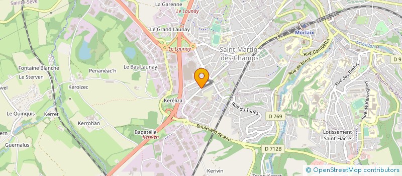 localisation de l'entreprise SIMON PNEUS à SAINT-MARTIN-DES-CHAMPS
