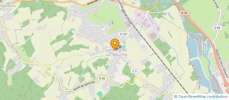 localisation de l'entreprise SIMON POTOCZEK  SAINT-MICHEL-SUR-MEURTHE