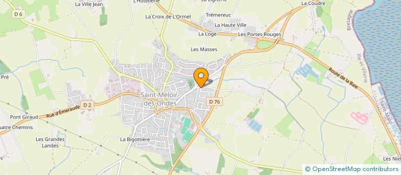 localisation de l'entreprise SIMON RAOULT KENAVO BOUJOU  SAINT-MELOIR-DES-ONDES