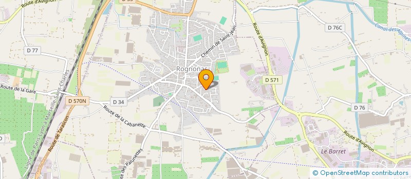 localisation de l'entreprise SIMON RAOULX 199  ROGNONAS