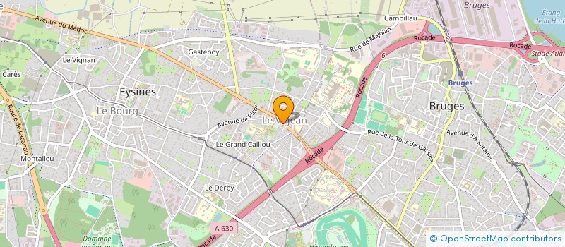 localisation de l'entreprise SIMON SAAVEDRA ASSURANCES & PLACEMENTS  EYSINES