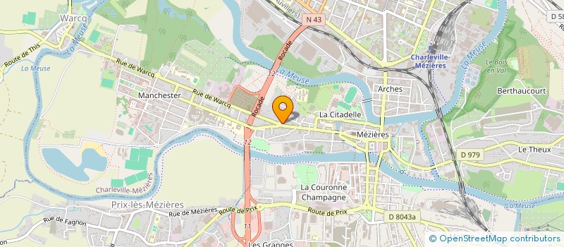 localisation de l'entreprise SIMON SERVICES  CHARLEVILLE-MEZIERES