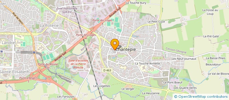 localisation de l'entreprise SIMON & SIMON  CHANTEPIE