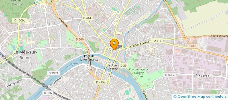 localisation de l'entreprise SIMON77 SAP à MELUN
