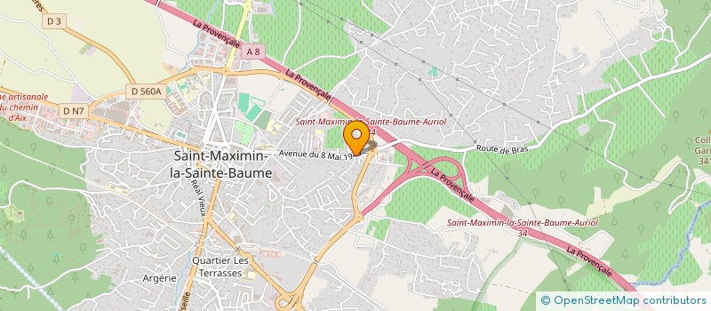 localisation de l'entreprise SIMONCINI PI à SAINT-MAXIMIN-LA-SAINTE-BAUME