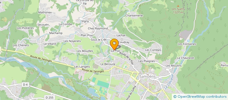 localisation de l'entreprise SIMOND CONSTRUCTION BOIS  SAMOENS