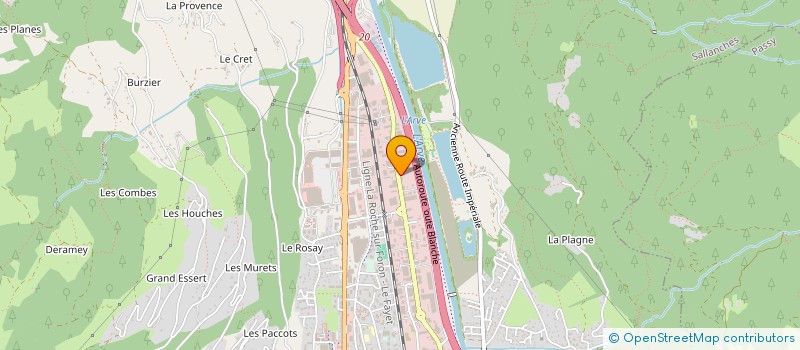 localisation de l'entreprise SIMOND FRERES  SALLANCHES