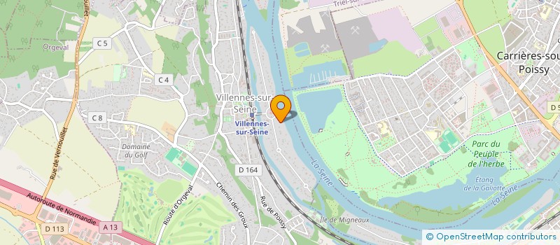 localisation de l'entreprise SIMONE 75011  VILLENNES-SUR-SEINE