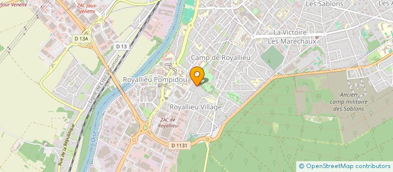 localisation de l'entreprise SIMONE  COMPIEGNE