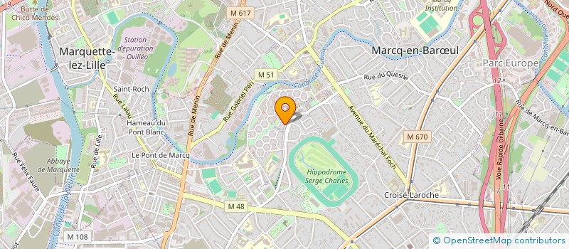 localisation de l'entreprise SIMONE à MARCQ-EN-BARŒUL