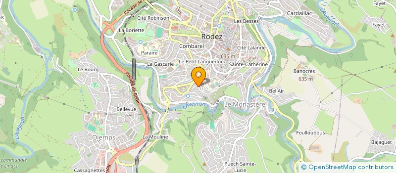 localisation de l'entreprise SIMONE A DU NEZ  RODEZ