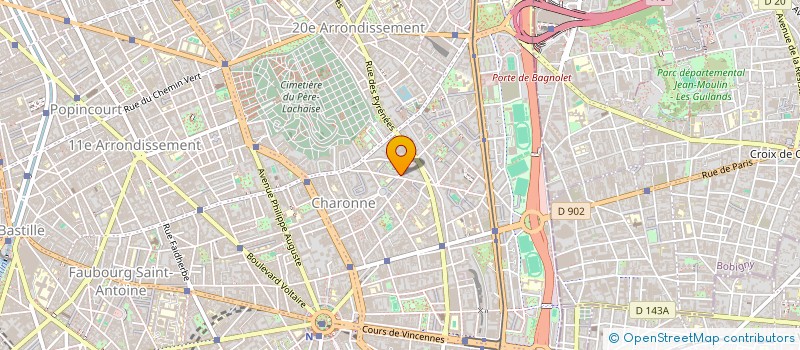 localisation de l'entreprise SIMONE COMBES  PARIS