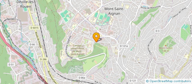 localisation de l'entreprise SIMONE DE FOUCAUT  MONT-SAINT-AIGNAN