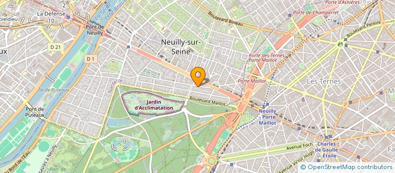 localisation de l'entreprise SIMONE ET NELSON à NEUILLY-SUR-SEINE