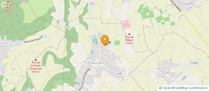 localisation de l'entreprise SIMONE EVENEMENTIEL  CHAURIAT