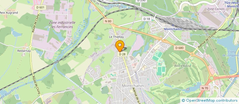 localisation de l'entreprise SIMONE & FRIDA  MONTCHANIN