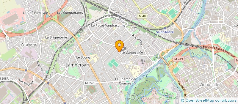 localisation de l'entreprise SIMONE GARAGE à LAMBERSART