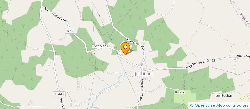 localisation de l'entreprise SIMONE NOUVEAU                      0 à VILLEBOIS-LAVALETTE