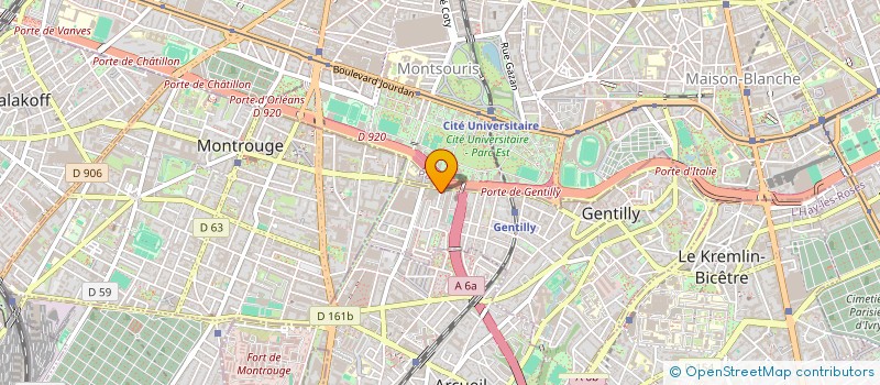 localisation de l'entreprise SIMONE PATISSON à GENTILLY