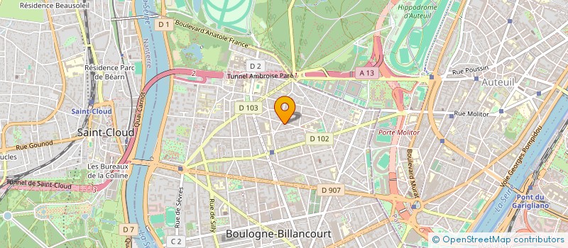 localisation de l'entreprise SIMONE RHEINS à BOULOGNE-BILLANCOURT