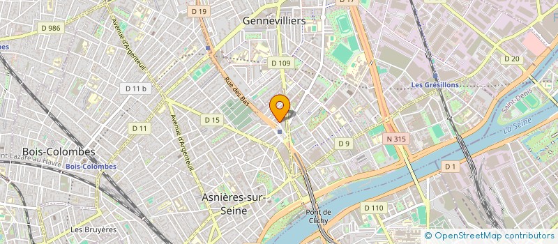 localisation de l'entreprise SIMONE TEYSSEYRE  ASNIERES-SUR-SEINE