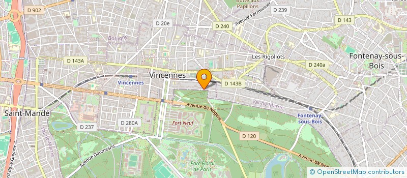 localisation de l'entreprise SIMONE VENOT à VINCENNES