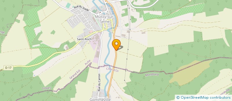 localisation de l'entreprise SIMONENERGIES à MUSSY-SUR-SEINE