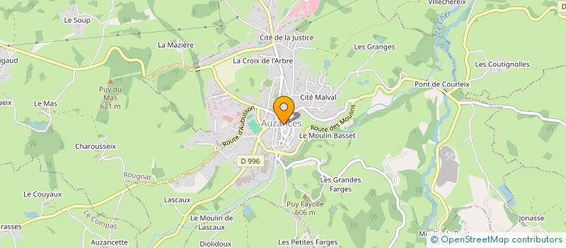 localisation de l'entreprise SIMONET PEROCHE à AUZANCES